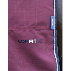 ComFiTec Essential Turnout Weatherbeeta deken 50 g met afneembare hals Bordeaux / marineblauw