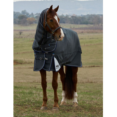 ComFiTec Ultra Turnout Weatherbeeta deken met afneembare hals 100 g Zwart