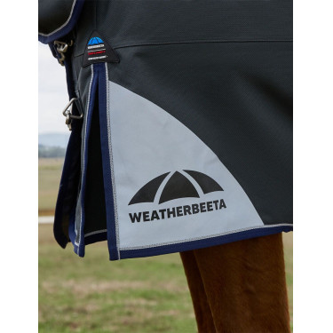 ComFiTec Ultra Turnout Weatherbeeta deken met afneembare hals 100 g Zwart