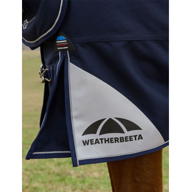 ComFiTec Ultra Turnout Weatherbeeta deken met afneembare hals 100 g Marine Marineblauw
