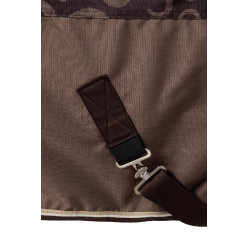 Lichte buitenafdekking Glasgow met halsbedekking Horze Pruim met chocolade Lichte buitenafdekking Glasgow met halsbedekking Horze Pruim met chocolade