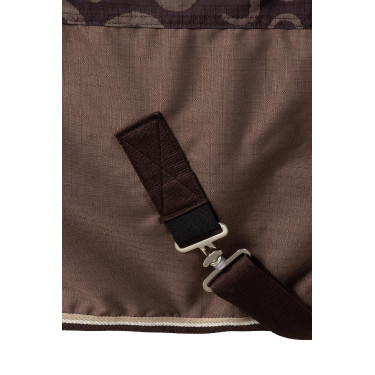 Lichte buitenafdekking Glasgow met halsbedekking Horze Pruim met chocolade Lichte buitenafdekking Glasgow met halsbedekking Horze Pruim met chocolade