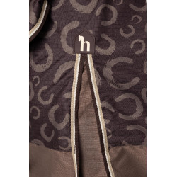 Lichte buitenafdekking Glasgow met halsbedekking Horze Pruim met chocolade Lichte buitenafdekking Glasgow met halsbedekking Horze Pruim met chocolade