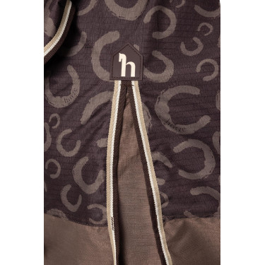 Lichte buitenafdekking Glasgow met halsbedekking Horze Pruim met chocolade Lichte buitenafdekking Glasgow met halsbedekking Horze Pruim met chocolade