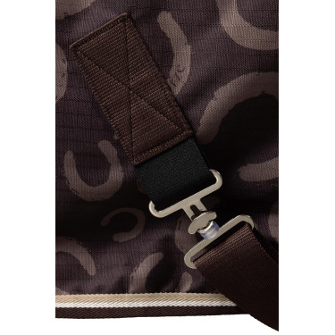 Waterdichte deken Glasgow 100 g Horze Pruim met chocolade