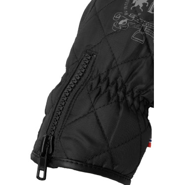 Waterdichte en gewatteerde rijhandschoenen B Vertigo Onyx Zwarte schoonheid Waterdichte en gewatteerde rijhandschoenen B Vertigo Onyx Zwarte schoonheid