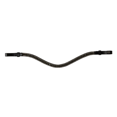 Frontdeel met strass Horze Columbia Zwart / zilver