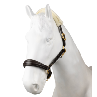 Lederen halster Horze Rennes Bruin