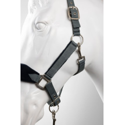 Halster en leadrope Horze Magic Stormgrijs