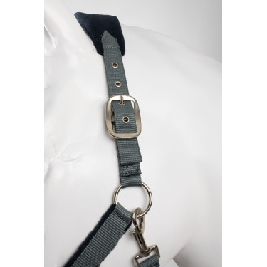 Halster en leadrope Horze Magic Stormgrijs