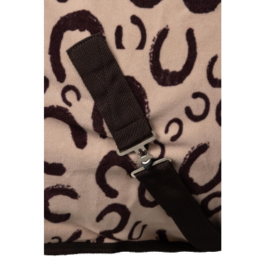 Horze fleece zweetdeken met lange vezels Humus