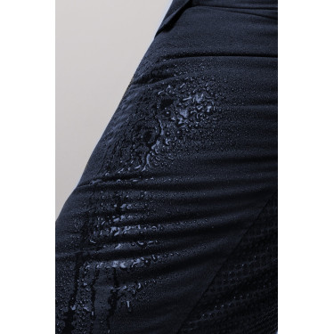 Damesrijbroek met full grip Horze Annica Bosbes Grijs