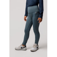 Thermo legging met volledige grip voor kinderen Horze Gillian Donker marineblauw