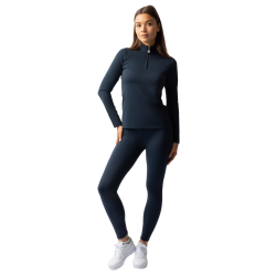 Dames trainingsshirt met lange mouwen Horze Lilian Bosbes Grijs