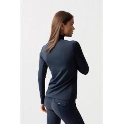 Dames trainingsshirt met lange mouwen Horze Lilian Bosbes Grijs