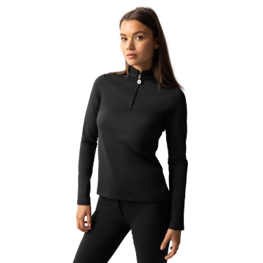 Dames trainingsshirt met lange mouwen Horze Lilian Zwart