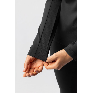 Dames trainingsshirt met lange mouwen Horze Lilian Zwart