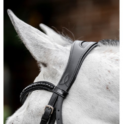 Hoofdstel Horseware Diamante Flash Zwart / zwart