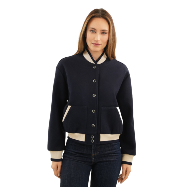 Bomber Harcour Beryl dames Marine Marineblauw
