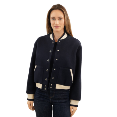 Bomber Harcour Beryl dames Marine Marineblauw