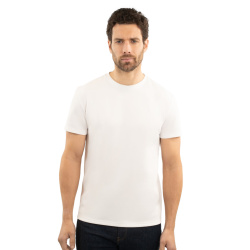 Heren T-shirt Harcour Titouan Wit