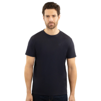 Heren T-shirt Harcour Titouan Marine Marineblauw