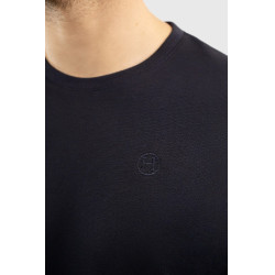 Heren T-shirt Harcour Titouan Marine Marineblauw