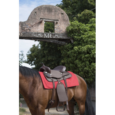 Westride Navajo tapijt katoen/acryl effen Rood