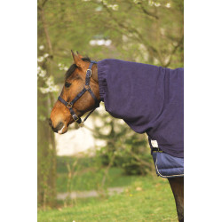 Fleece nekwarmer Marineblauw