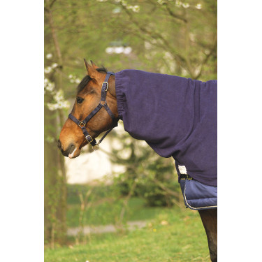 Fleece nekwarmer Marineblauw