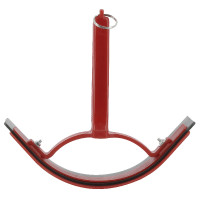 Gebogen warmte mes P.V.C. Blauw