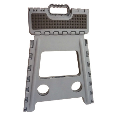 Opvouwbare kruk-trapje Hippo-Tonic Grip Grijs