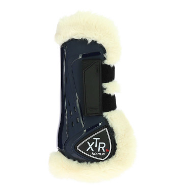 Norton XTR beenstukken synthetische schapenvacht Marineblauw