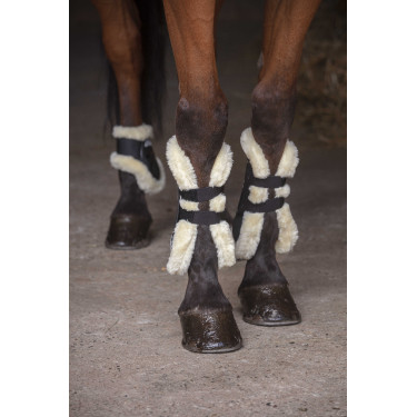 Norton XTR beenstukken synthetische schapenvacht Zwart Norton XTR beenstukken synthetische schapenvacht Zwart