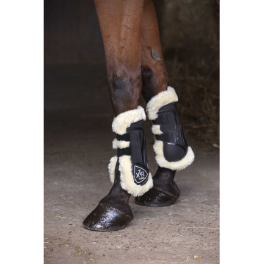 Norton XTR beenstukken synthetische schapenvacht Zwart Norton XTR beenstukken synthetische schapenvacht Zwart