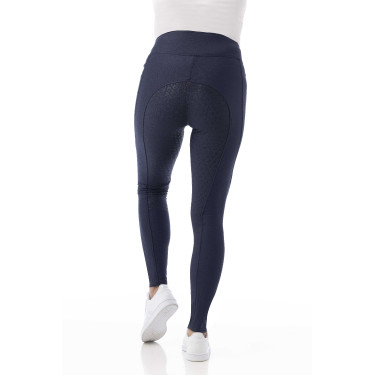 Softshellbroek Equithème Dolomyt met siliconen zitvlak Marineblauw