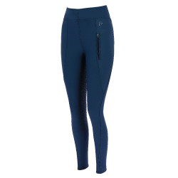 Softshellbroek Equithème Dolomyt met siliconen zitvlak Marineblauw