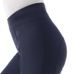 Softshellbroek Equithème Dolomyt met siliconen zitvlak Marineblauw