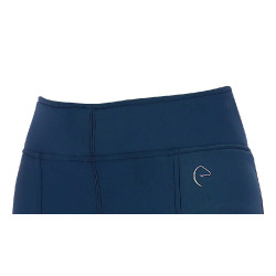 Softshellbroek Equithème Dolomyt met siliconen zitvlak Marineblauw