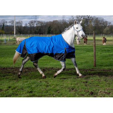Equithème Tyrex 1200D Aisance deken Blauw / zwart
