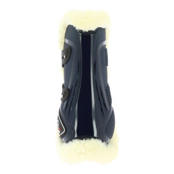 Norton XTR beschermers met knopen van synthetisch schapenvacht Marineblauw