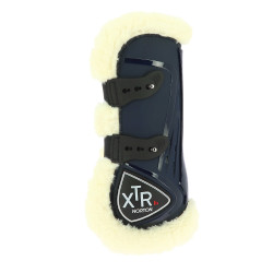 Norton XTR beschermers met knopen van synthetisch schapenvacht Marineblauw