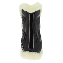 Norton XTR beschermers met knopen van synthetisch schapenvacht Zwart