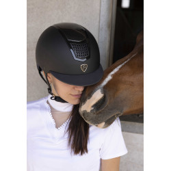 Equithème Airy Helm Zwart / carbon / zwart Equithème Airy Helm Zwart / carbon / zwart