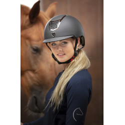 Equithème Airy Helm Zilver / zwart