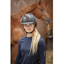 Equithème Airy Helm Zilver / zwart