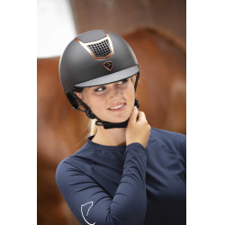 Equithème Airy Helm Roségoud / zwart Roze