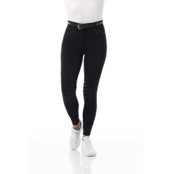 Broek Equithème Safir Zwart / blauw Broek Equithème Safir Zwart / blauw