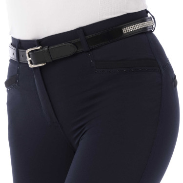 Broek Equithème Safir Marine / zwart Blauw
