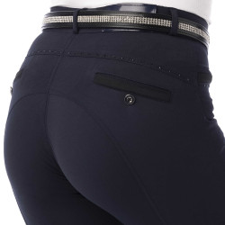 Broek Equithème Safir Marine / zwart Blauw